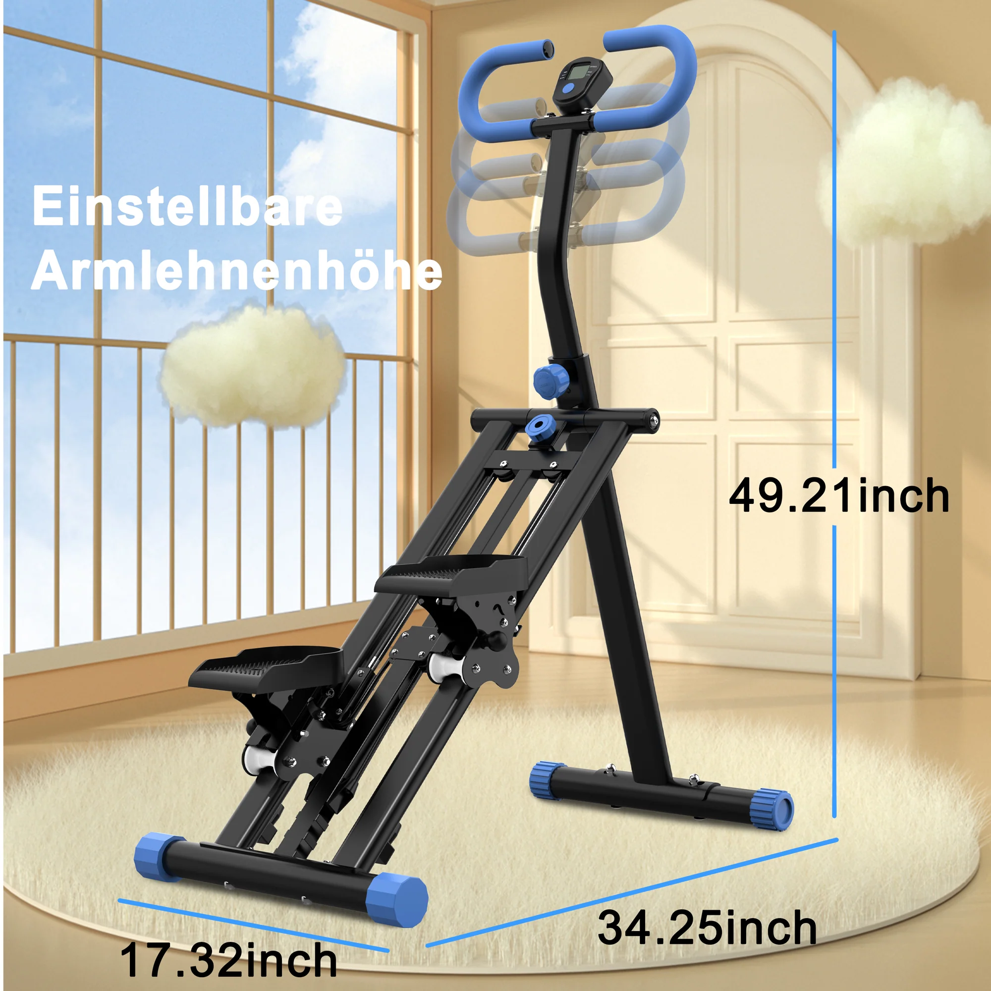 Stair Stepper Adjustable Resistance for Home Gym - Image 9