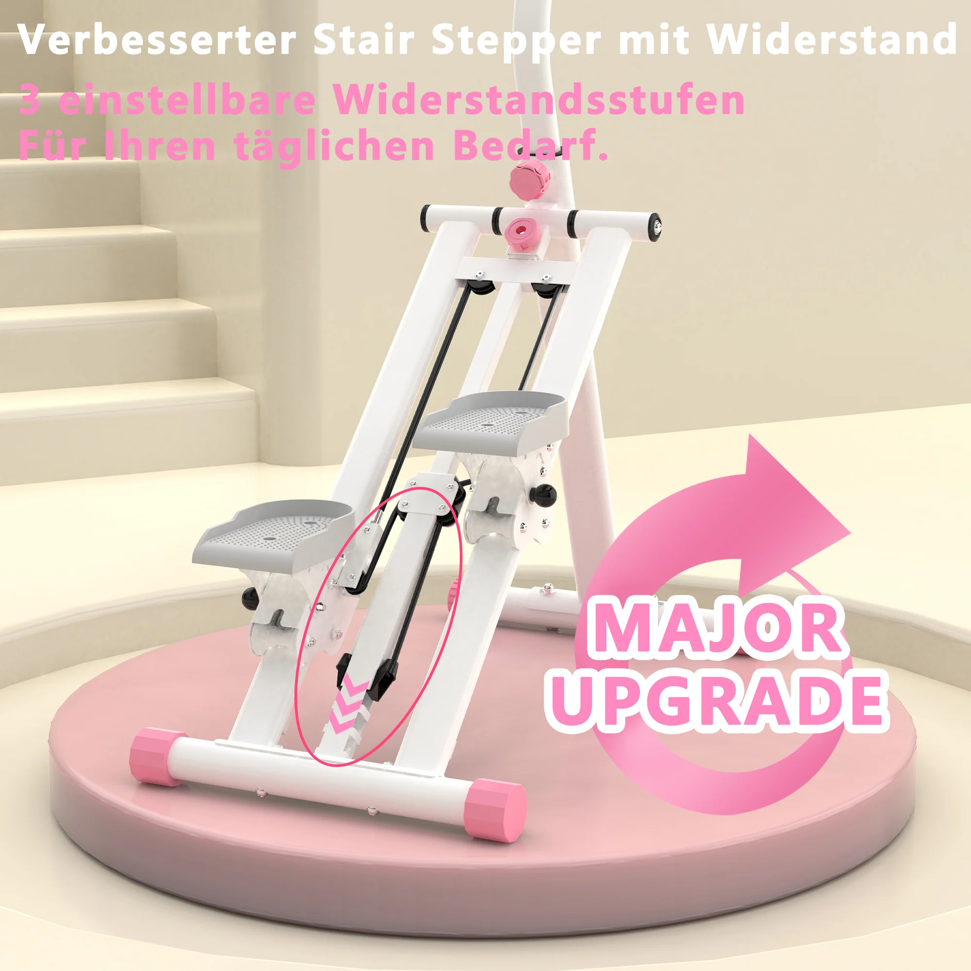 Stair Stepper Adjustable Resistance Home Gym Equipment - Image 5