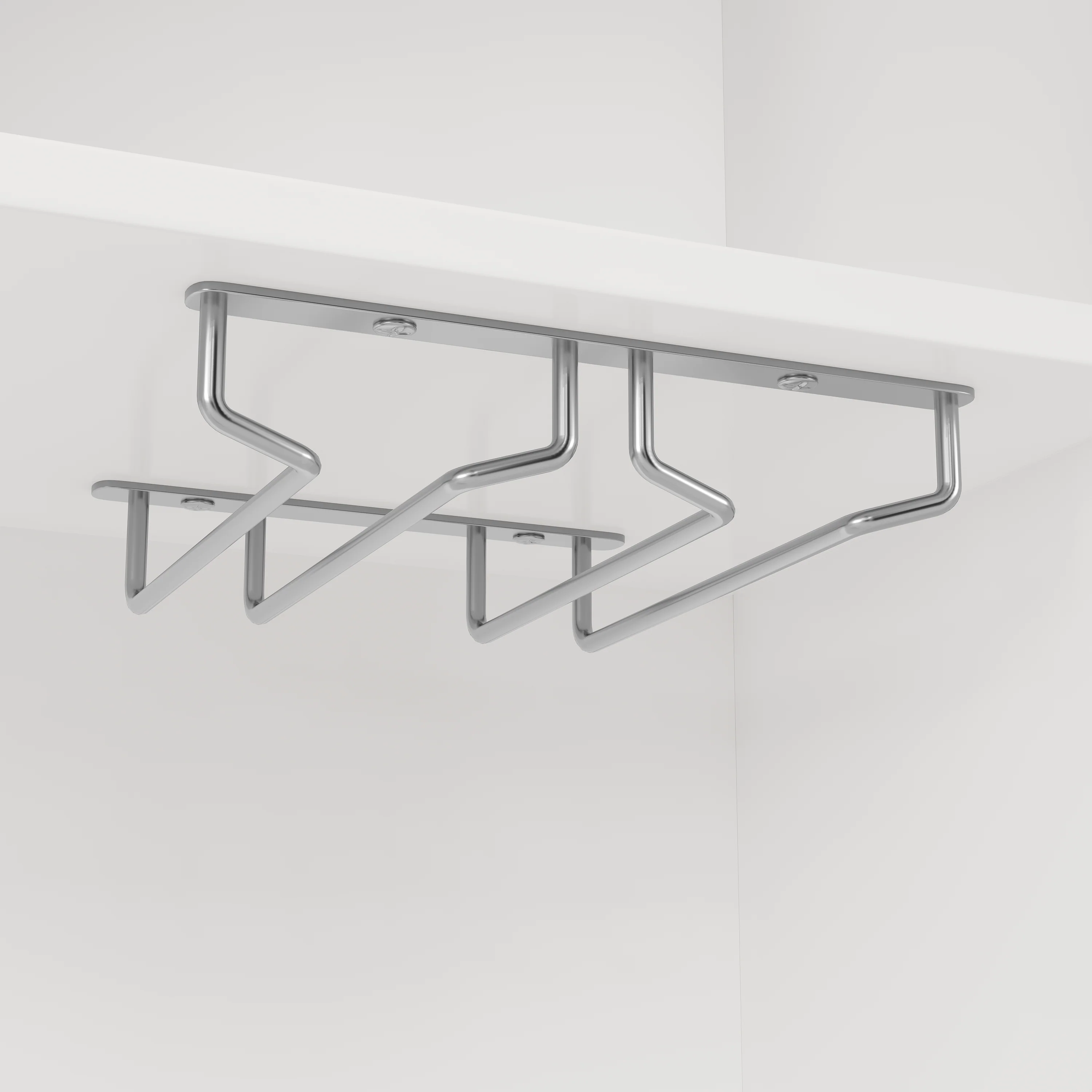 Tall Kitchen Cabinet Buffet Wine Rack Adjustable Shelves 4 Doors 2 Drawers - White - Image 9