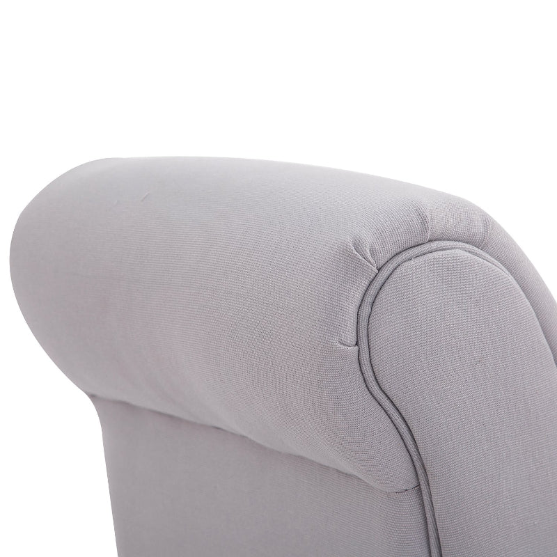 Upholstered Bench 102x36x51 cm Bedroom Hallway - Sailcloth Grey - Image 8